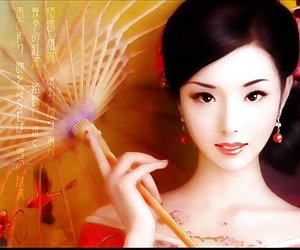 深紫色的-女的从东京