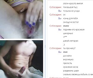 网聊天57(毛茸茸的小可爱和她的高潮)