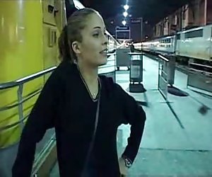 热的法国女同性恋在火车