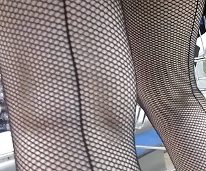 拼凑而成的网袜的市场上