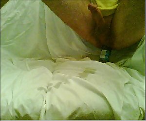 超级热耳机的前列腺挤奶的大射液