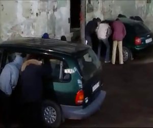 工作的工作parkplatz性